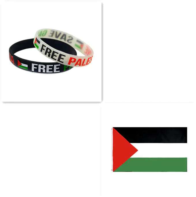 Free Palestine Flag Wristband